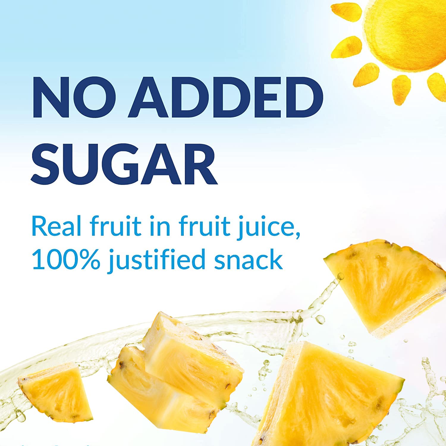 Dole Tropical Gold Pineapple Chunks in Juice - 8 x 198g Pots | Rich in Vitamin C & Fibre