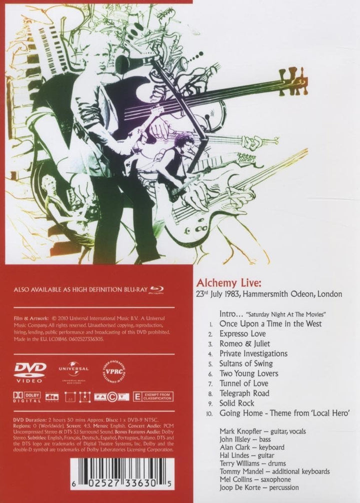 Dire Straits: Alchemy Live (2010) - Blu-ray Special Edition (Region Free) (‎7442336)