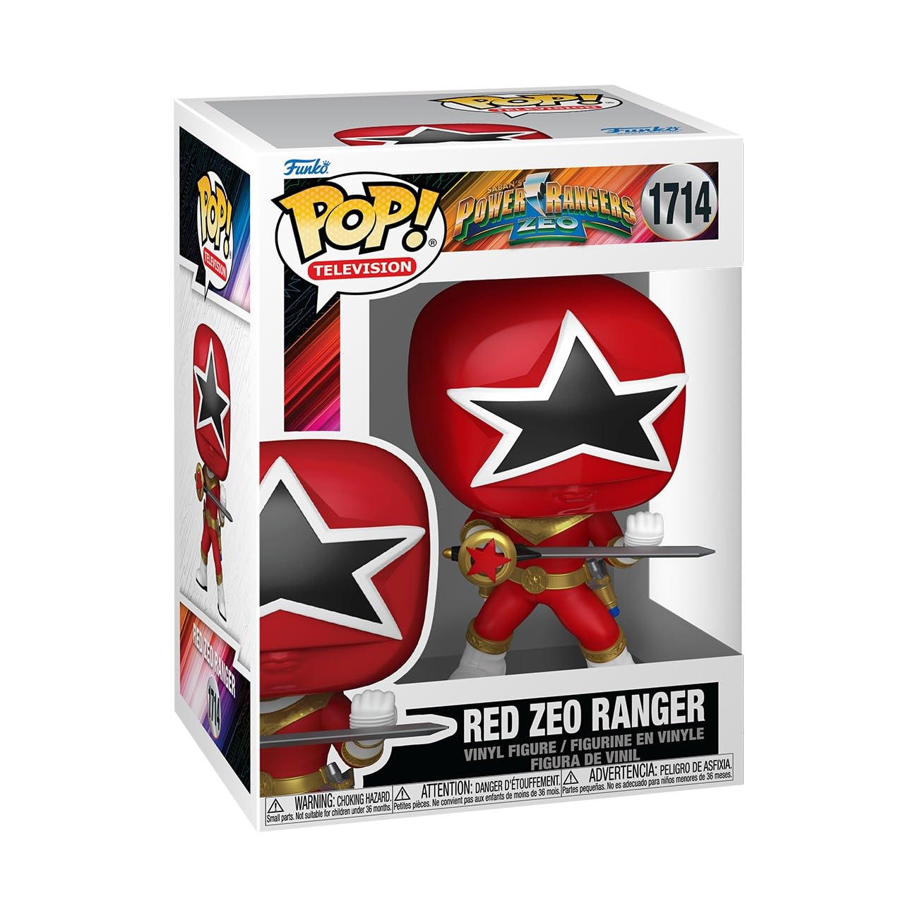 Funko Pop! Red Ranger - Power Rangers Zeo | Vinyl Figure | 3.75 Inches