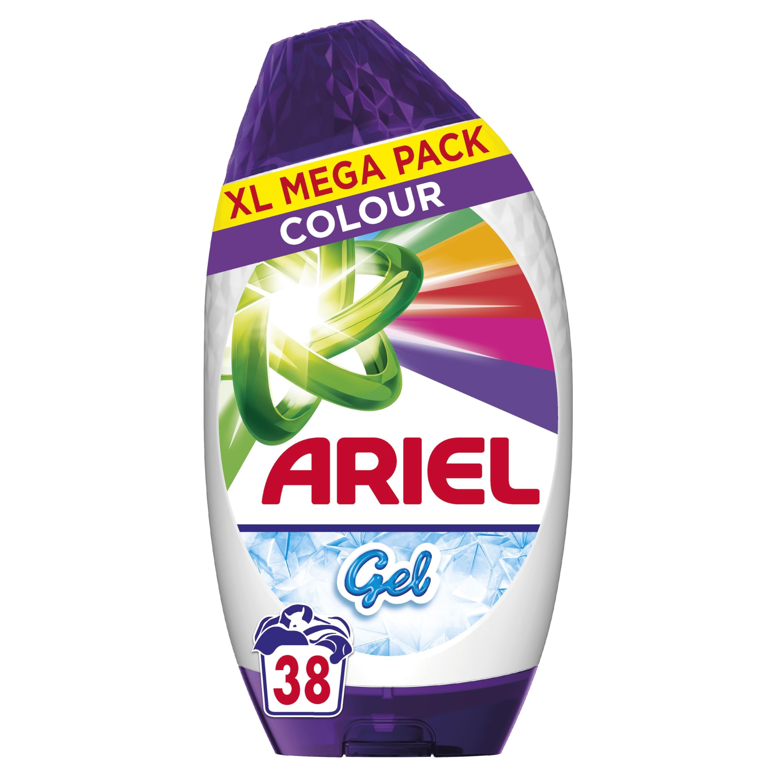 Ariel Washing Liquid Laundry Detergent Gel - Brilliant Stain Removal, 38 Washes, Colour Safe 1