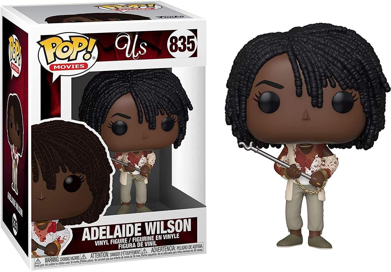 Film Us Adelaide Wilson w/Chains &amp; Fire Poker Funko 44311 Pop! Vinile 3