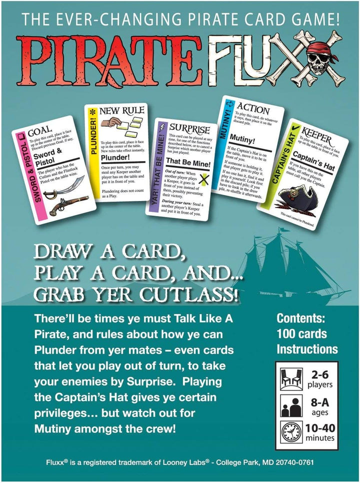 Looney Labs Pirate Fluxx Card Game (5511781)