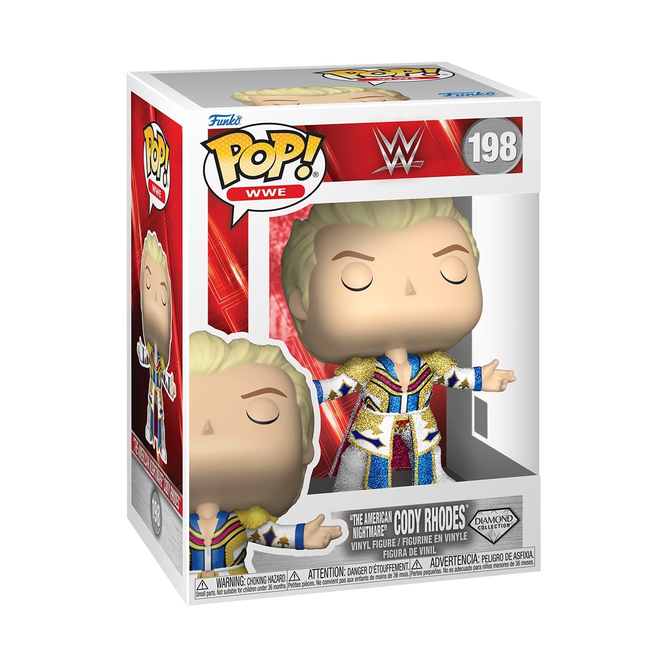 Funko POP! WWE: Cody Rhodes - The American Nightmare Collectable Vinyl Figure | Model 90534 1