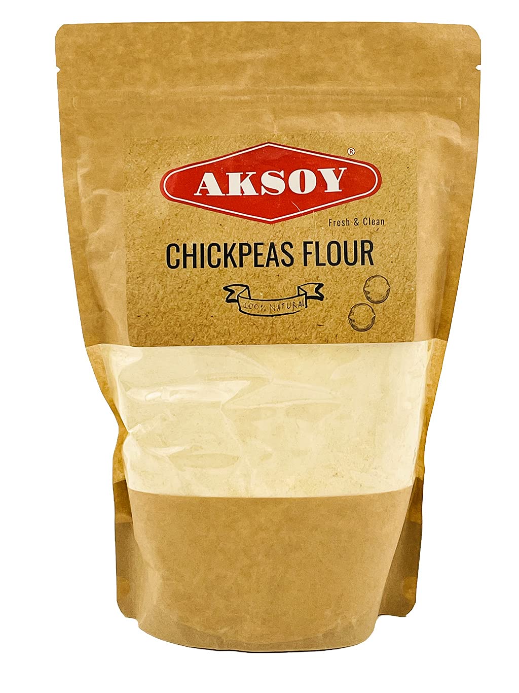 AKSOY Chickpeas Flour - Natural & Nutritious Garbanzo Bean Flour | 1.15 kg 1