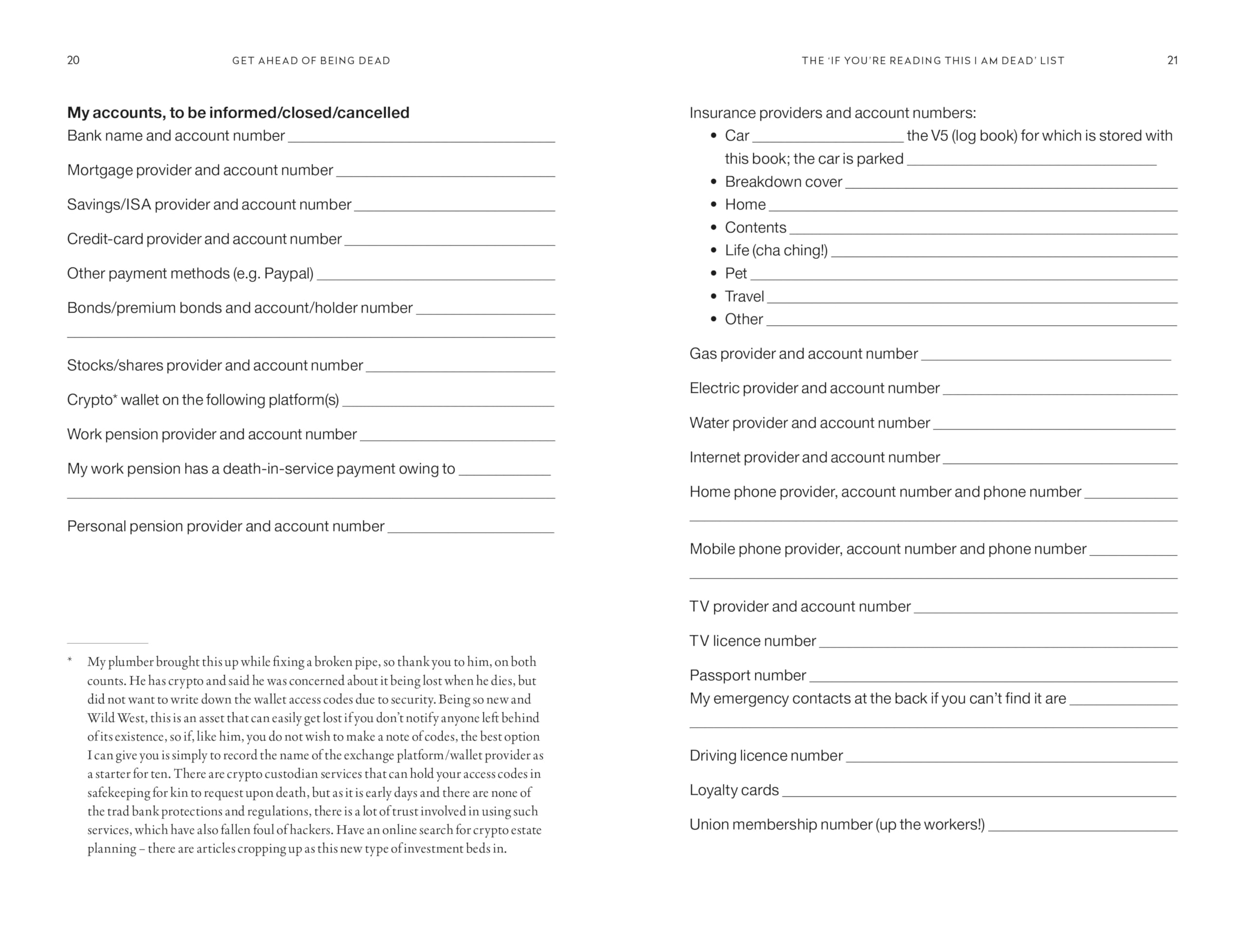 Get Ahead of Being Dead: Your Handy Planner for the End of Life 3
