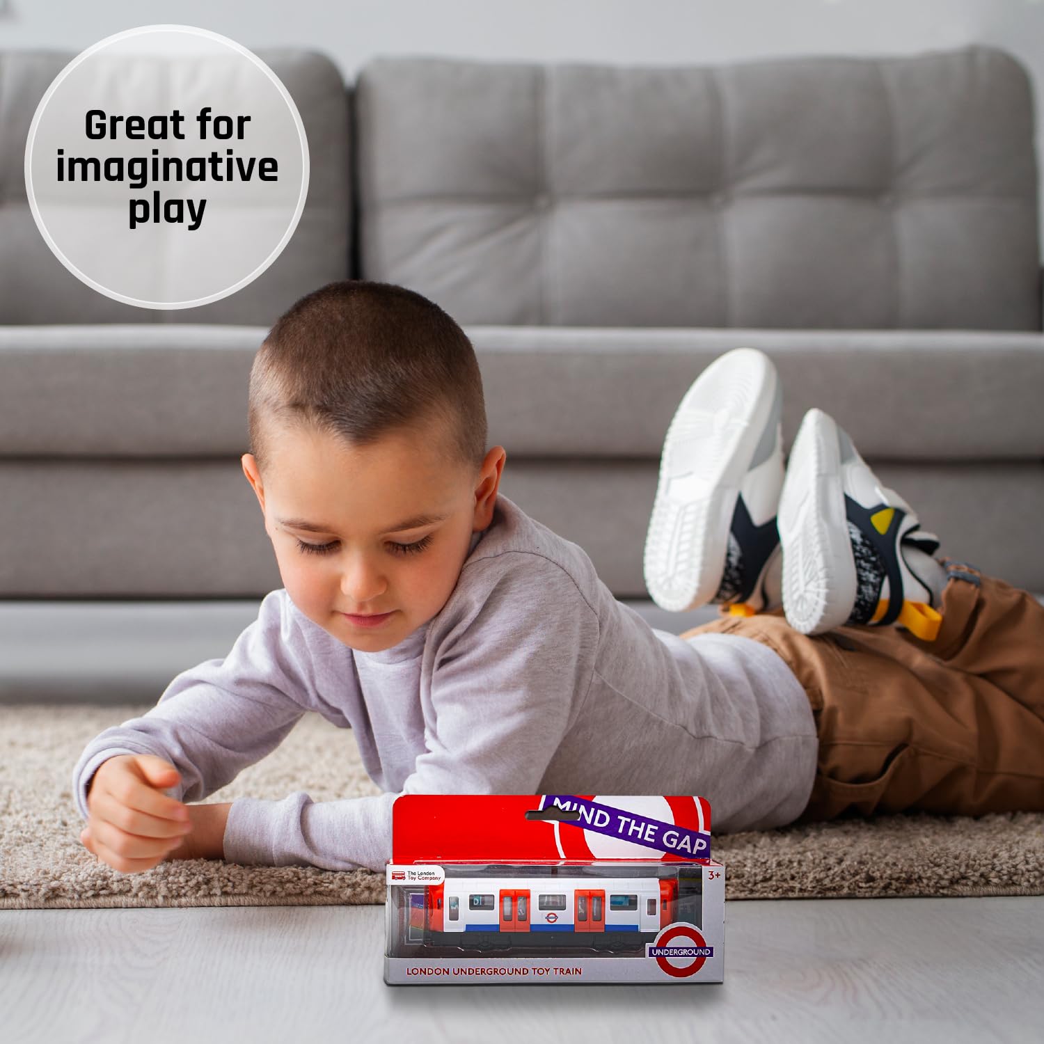 London Underground Train Toy Model - Realistic Plastic Collectible for Kids & Collectors 12