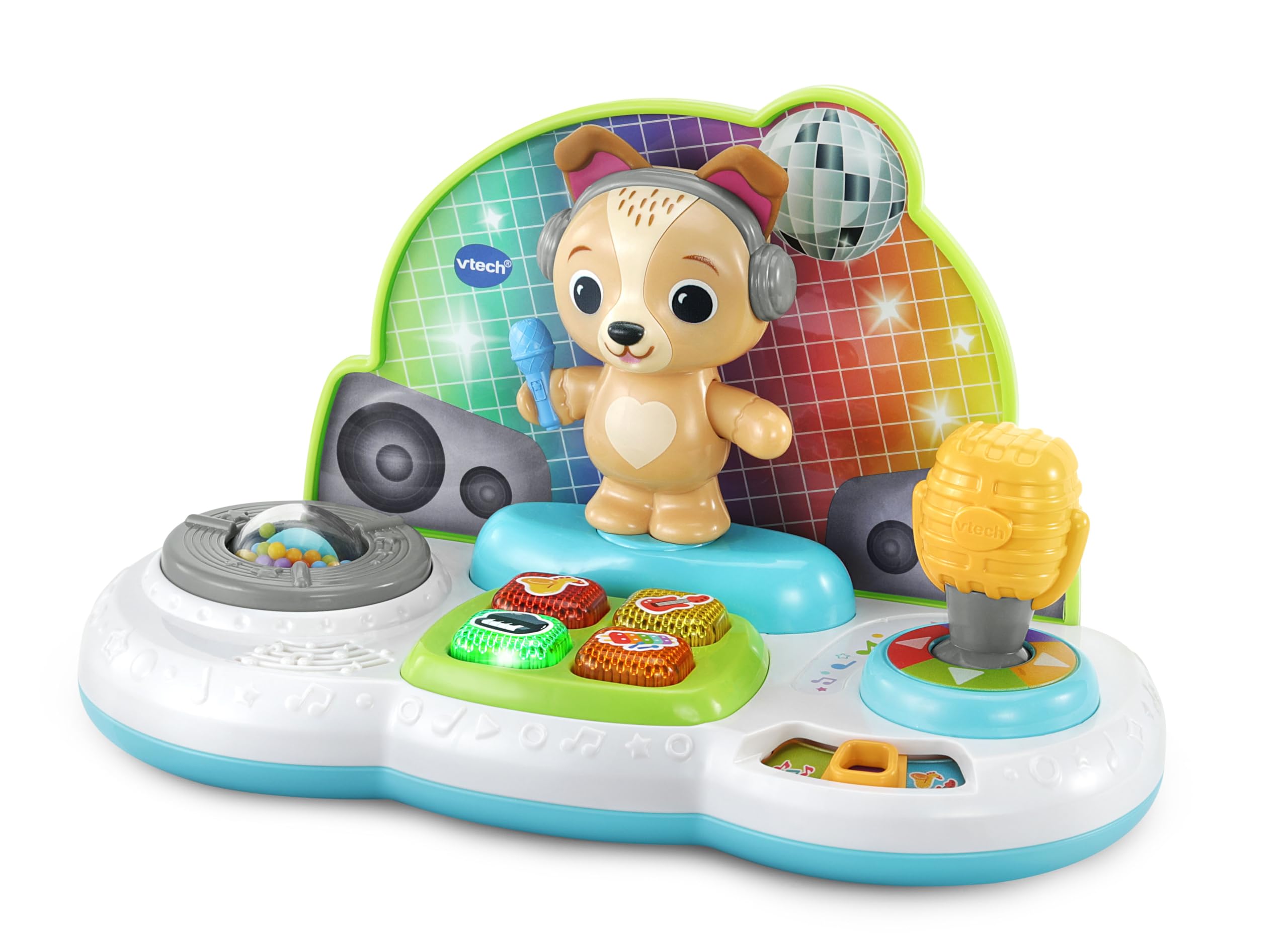 VTech Baby DJ Jams Puppy - Interactive Musical Toy with 60+ Songs & Lights, Ages 9 Months to 3 Years 2