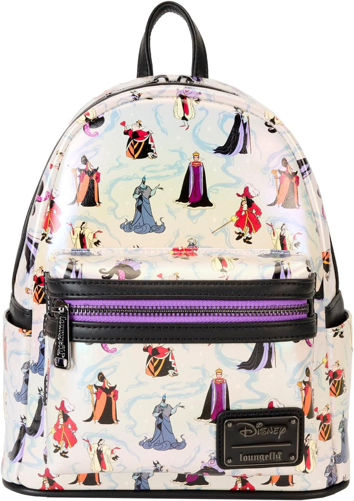 Loungefly Disney Villains Iridescent Mini Backpack (Style: Villains Collection)