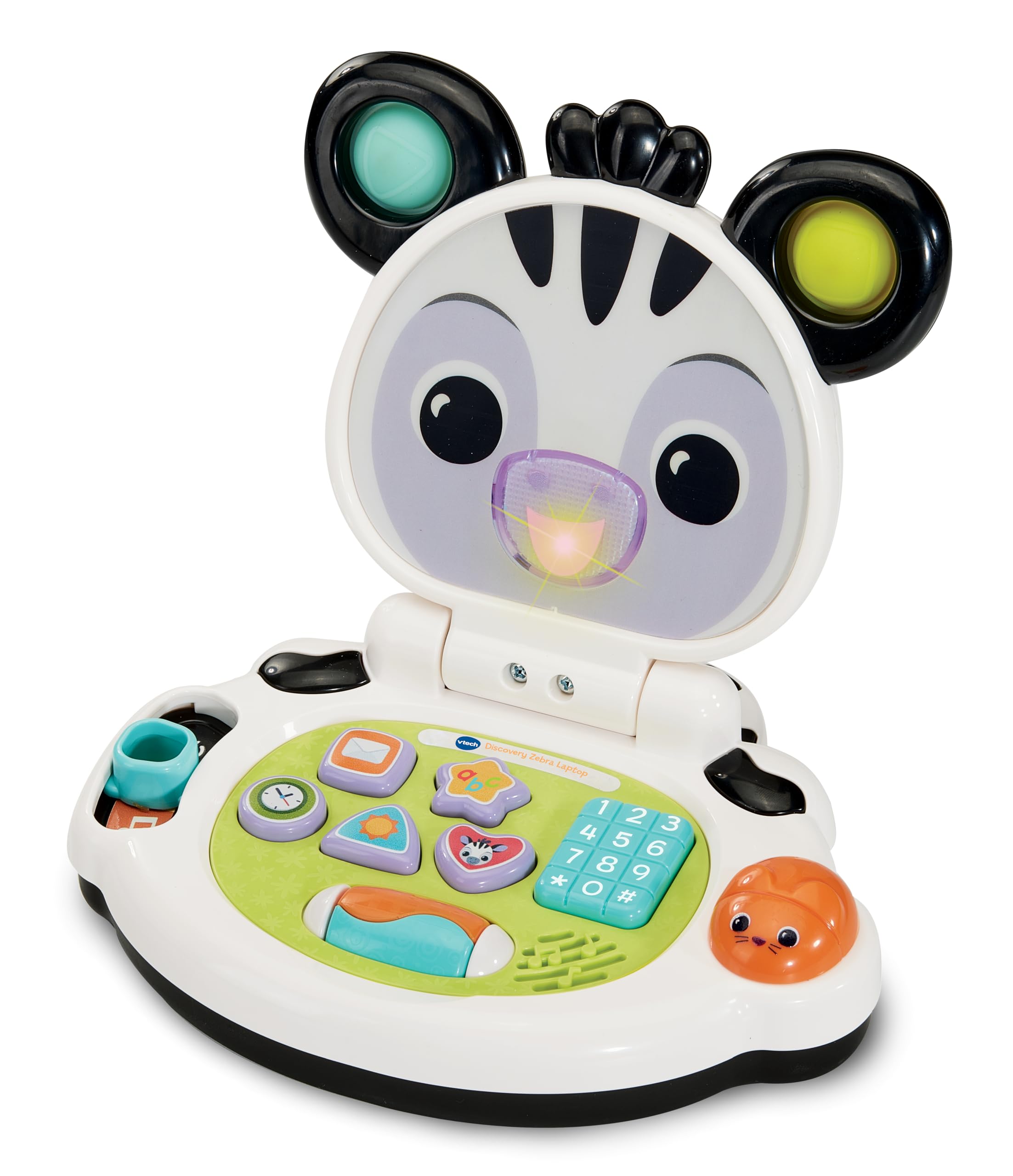 VTech Baby Discovery Zebra Laptop - Interactive Educational Toy for 3 Months to 2 Years 2