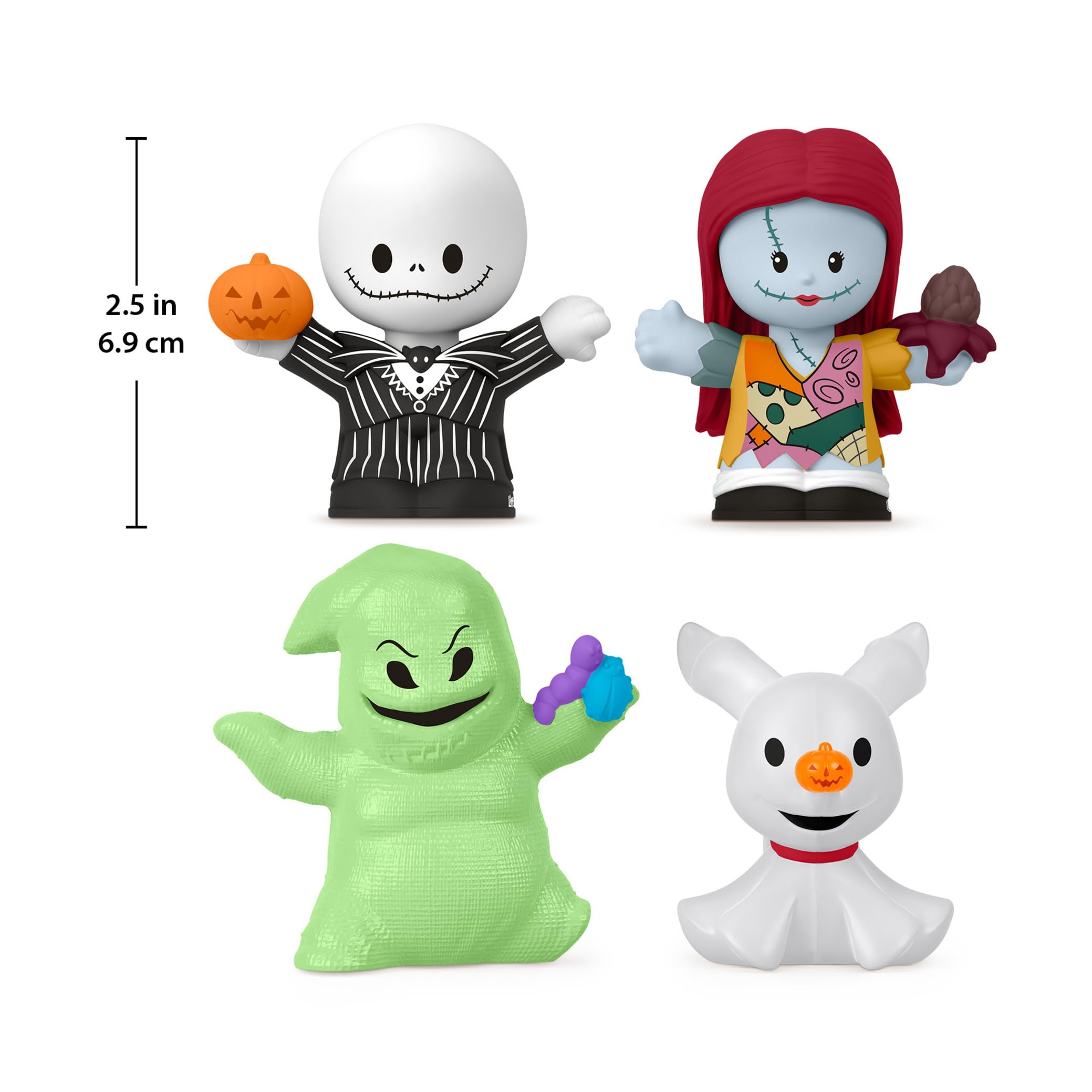 Little People Collector Disney Tim Burton’s The Nightmare Before Christmas - 4-Pack Glow-in-the-Dark Figures 11