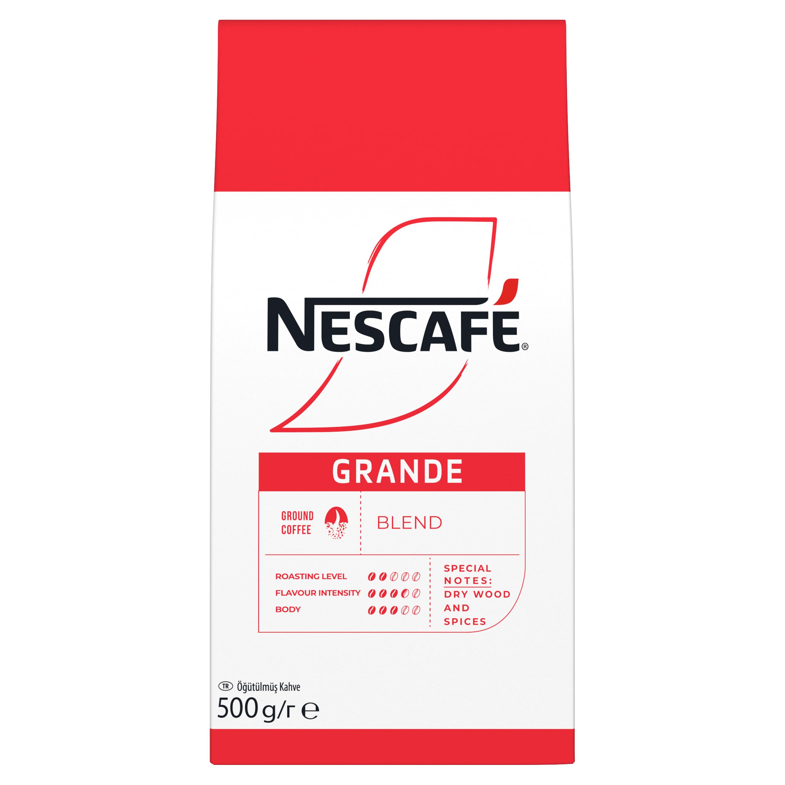NESCAFÉ Grande Roast and Ground Coffee - Round-Bodied Medium Roast | 500g Ground Beans