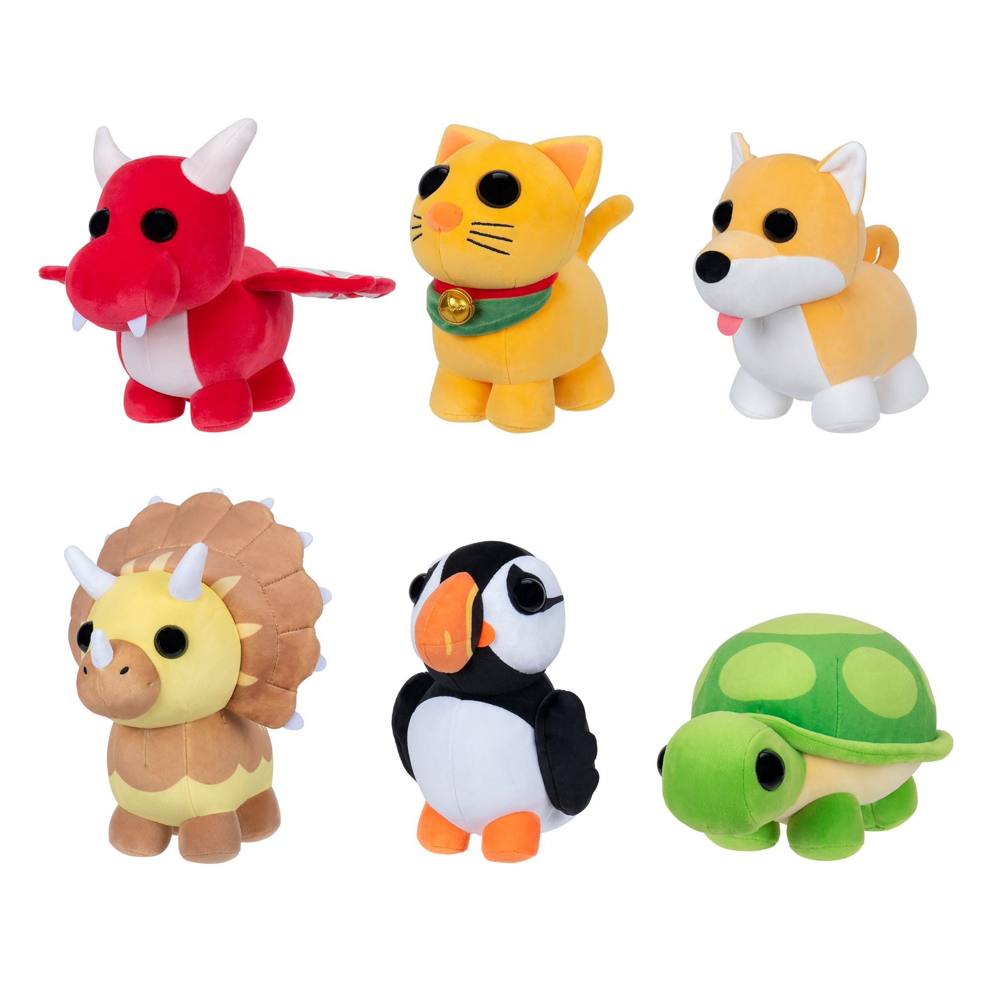 Adopt Me! Triceratops Plush - Series 4 Uncommon - 8-Inch Polyester Stuffed Animal 4