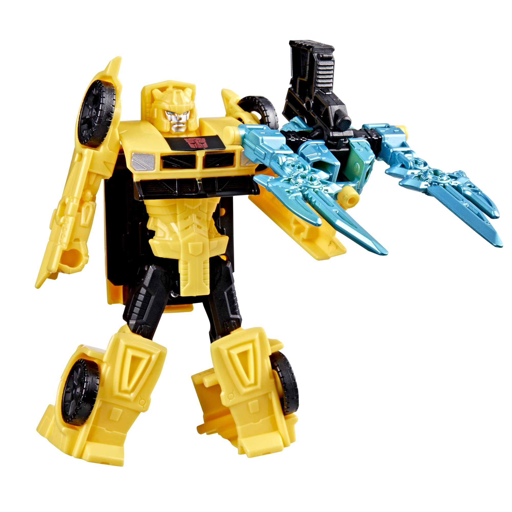 Transformers CYBERWORLD Armored Changers Bumblebee Action Figure - Ages 6+, 2-in-1 Transformation, 18.07 cm