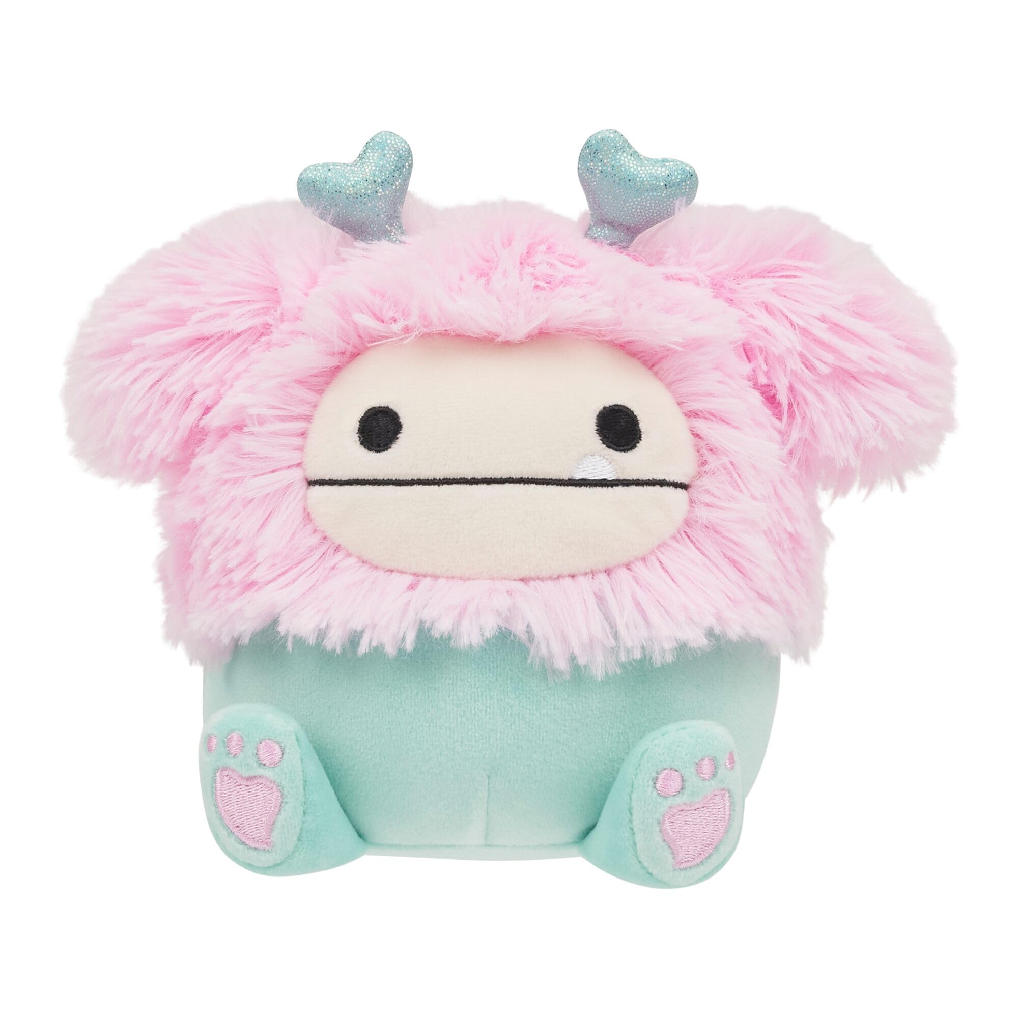 Squishmallows Bessem the Bigfoot Plush - 7.5-Inch Valentine's Edition | Polyester | Unisex Children