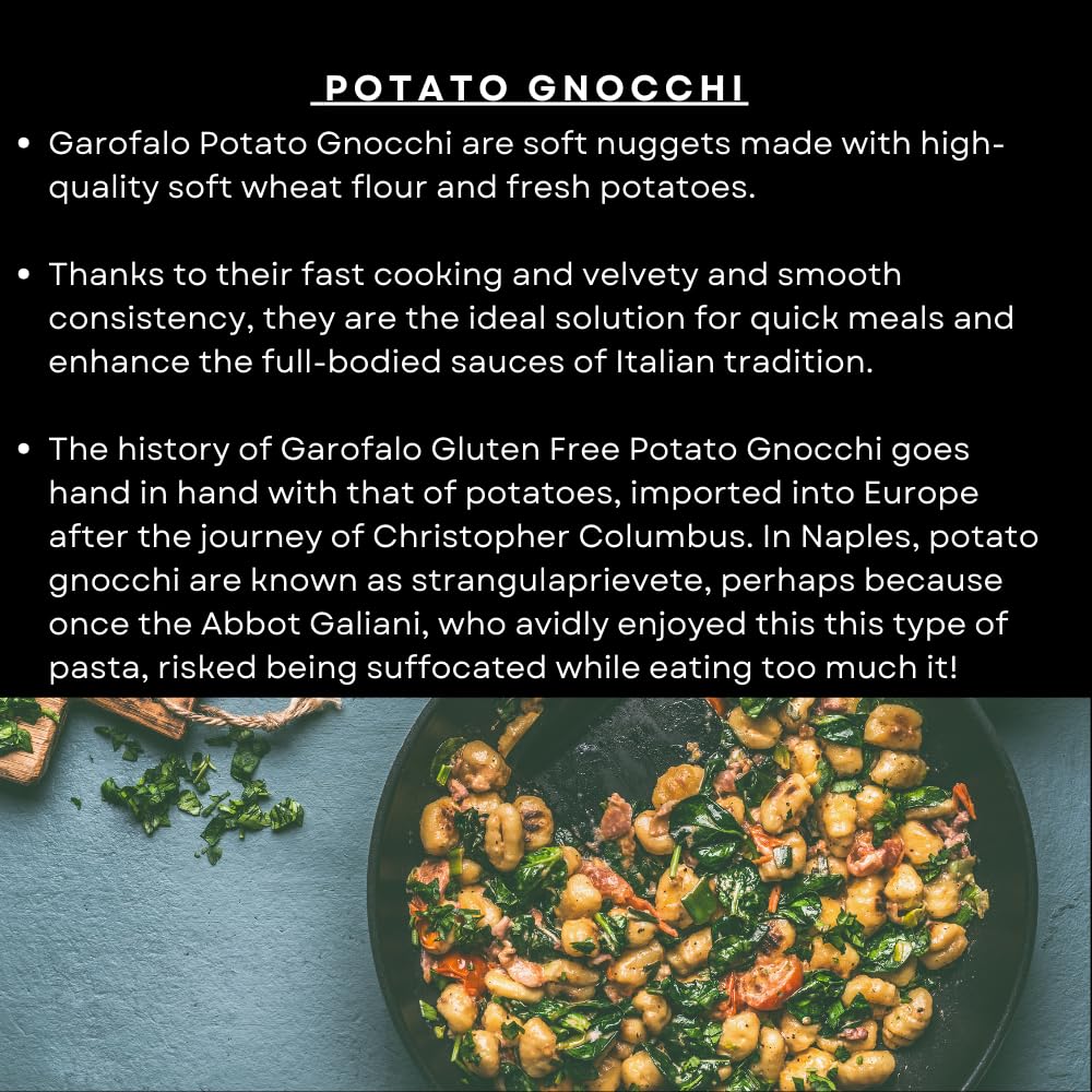 Garofalo Potato Gnocchi - Soft Nuggets | Cooks in 2 Minutes | 500g 3