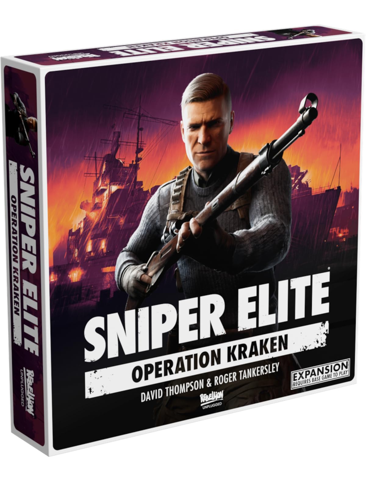 Rebellion Unplugged Sniper Elite: Operation Kraken Board Game Expansion | 14+ Age Range | English