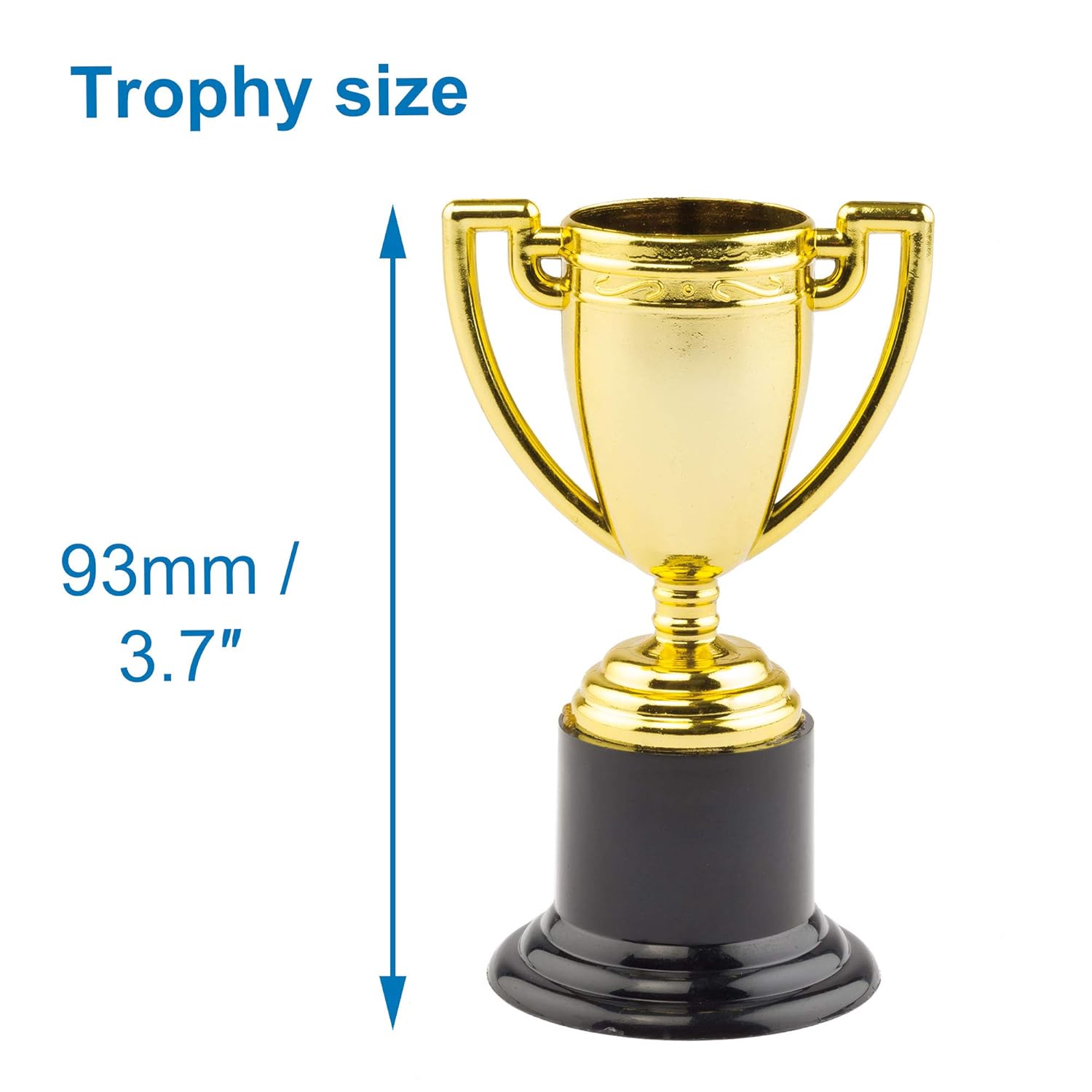 Baker Ross P670 Gold Trophies (Pack of 6) - Party Favors & Kids Rewards for Ages 3+ 2