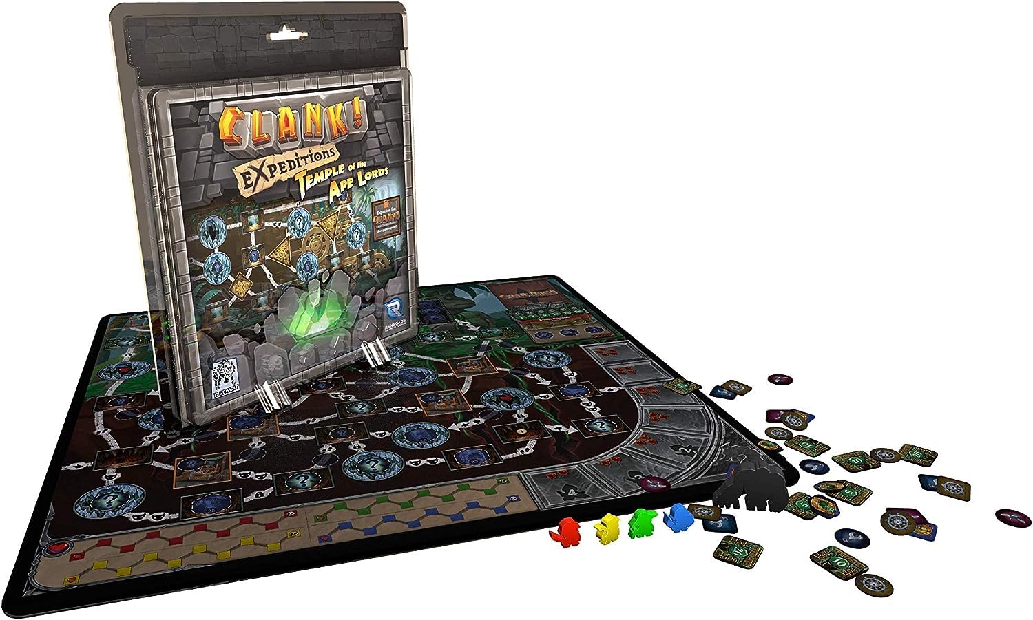 Dire Wolf Clank Expeditions: Temple of The Ape Lords Expansion | Strategy Board Game | 4 Players 2