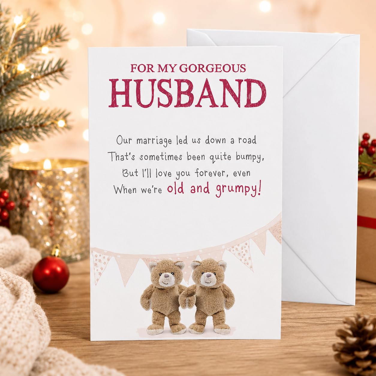 Emotional Rescue Grumpy Birthday Card - Husband | FSC Paper | Made in UK 5