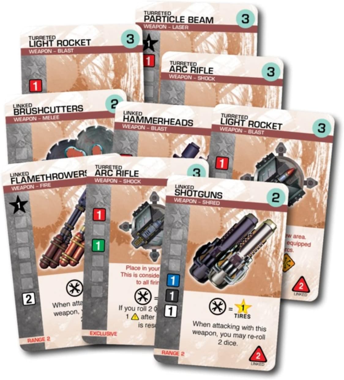 Steve Jackson Games Car Wars Linked Weapons Pack SW