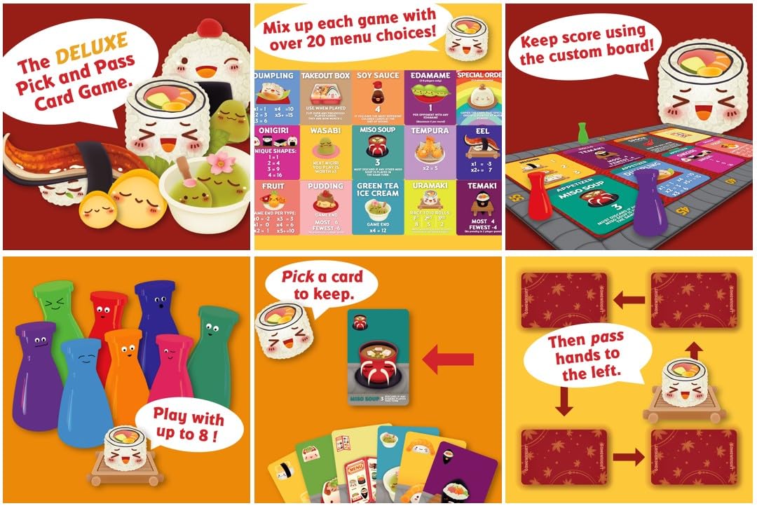 Gamewright Sushi Go Party Game Card Game 2