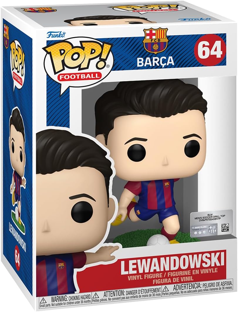 Funko Pop! Football: Robert Lewandowski - FC Barcelona Vinyl Figure (72236)