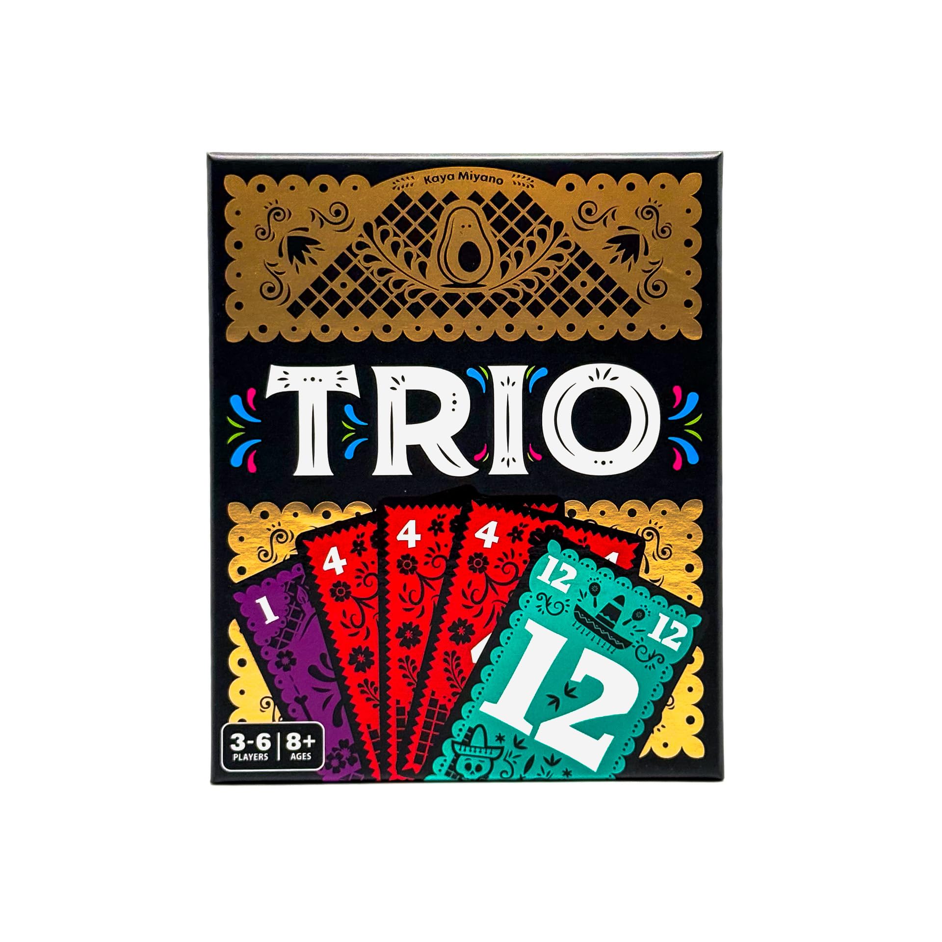 Cocktail Games Trio (2025 Refresh) Card Game | Ages 8+ | 3-6 Players | Memory & Deduction