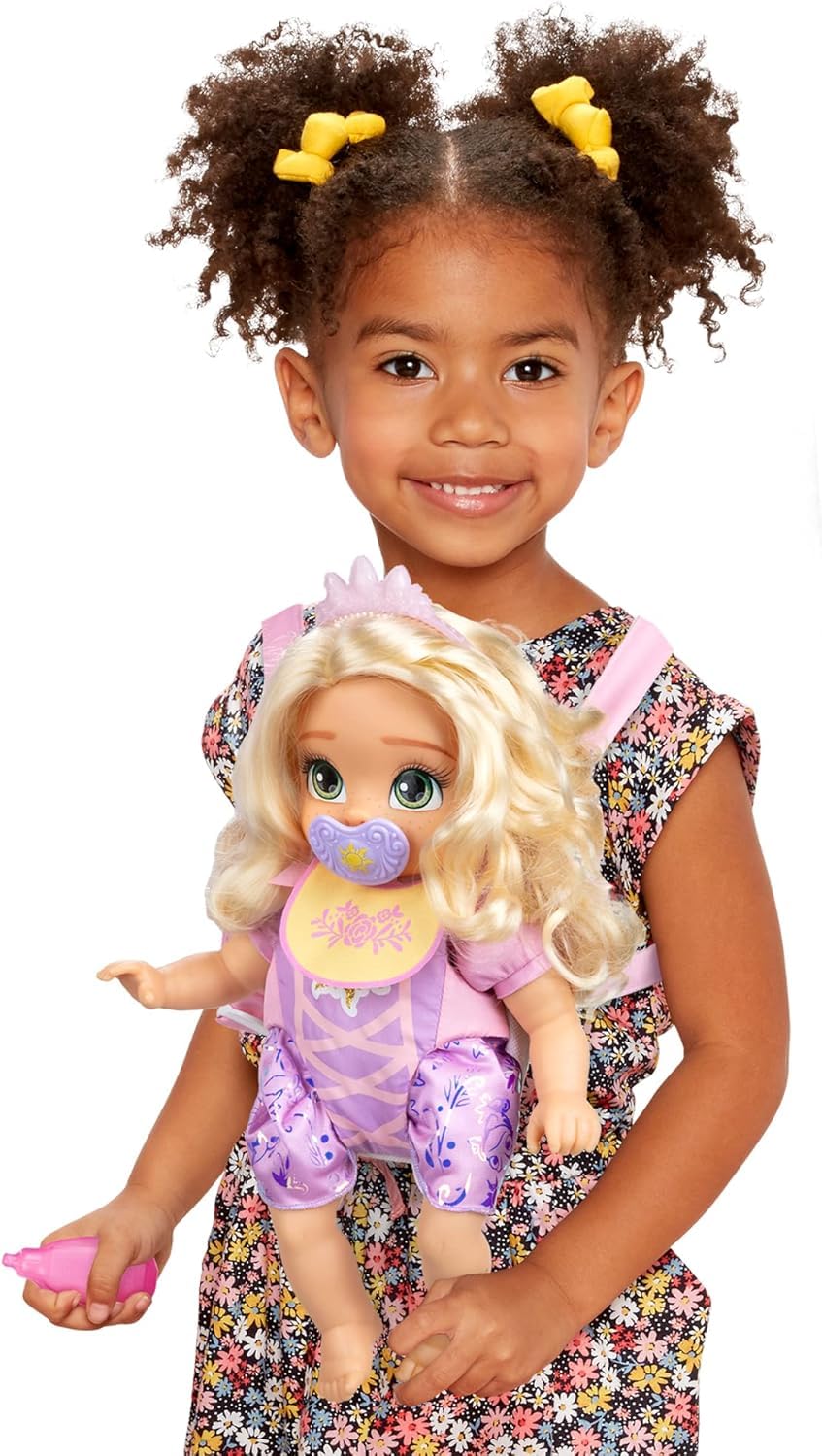 Disney Princess Baby Rapunzel Doll with Carrier Set | 11 inches | Ages 2+