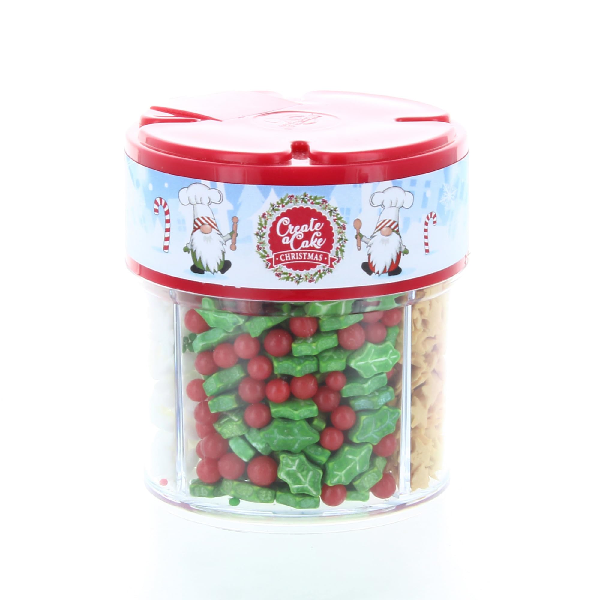 Create A Cake - Christmas Sprinkle Mix 4-in-1 Magical Cake Decorations 3