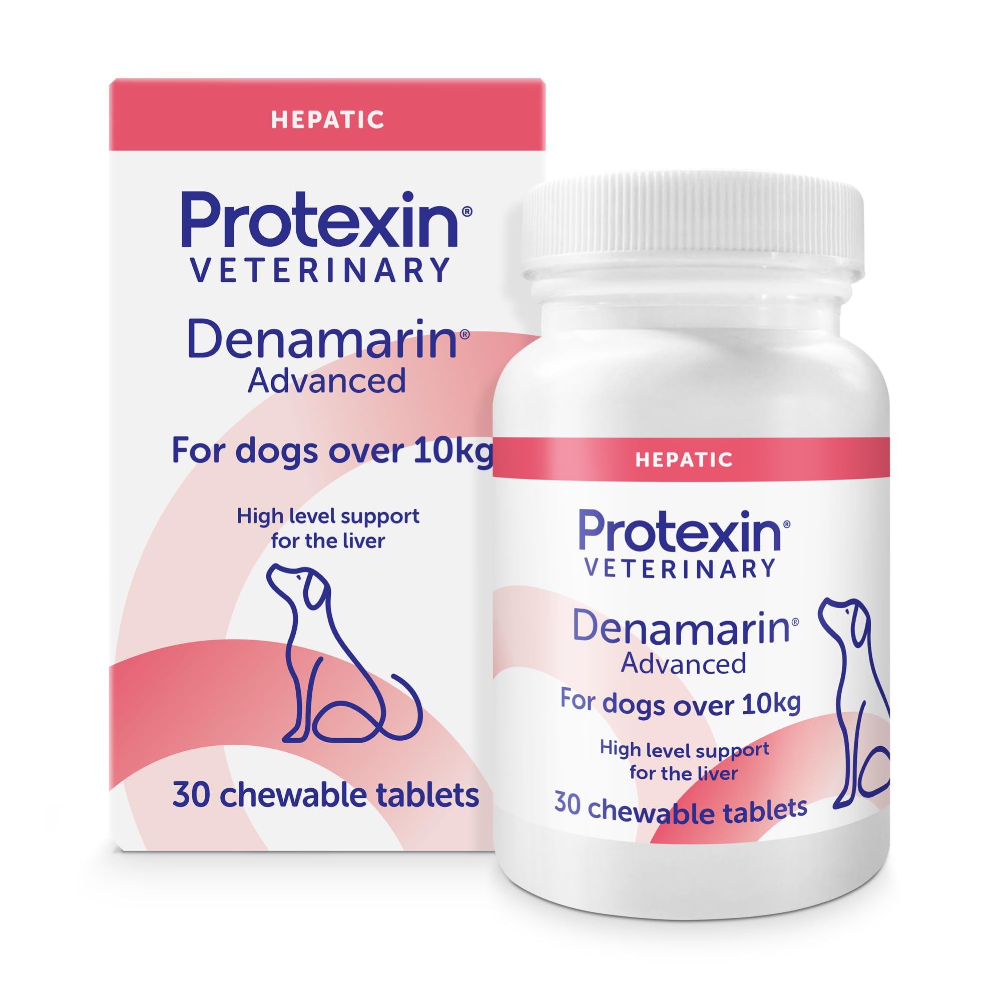 Protexin Denamarin Advanced for Dogs over 10kg - Supports Normal Liver Function with SAMe & Silybin | 30 Tablets