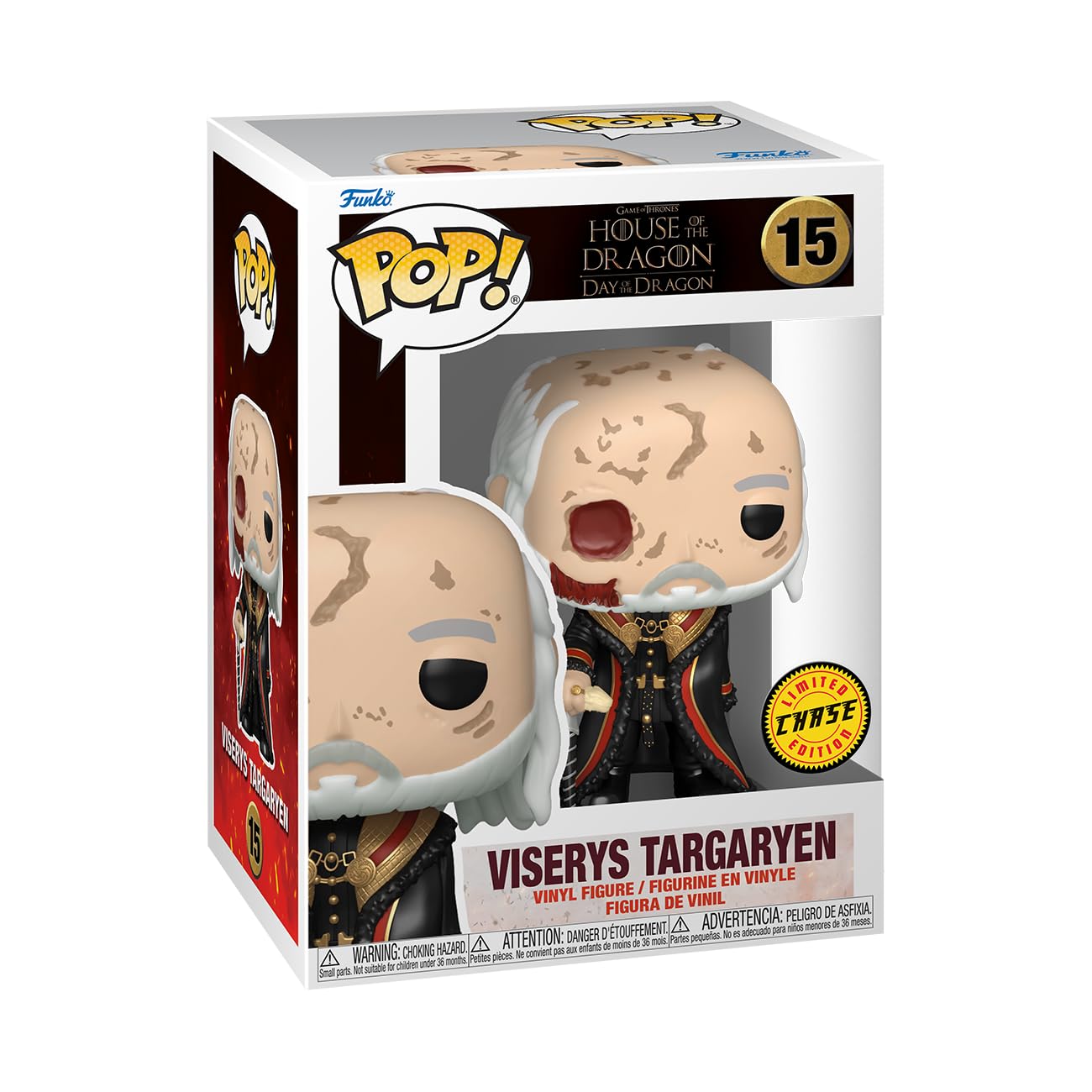 Funko Pop! TV: House of the Dragon - Masked King Viserys Targaryen Vinyl Figure (76474) 10