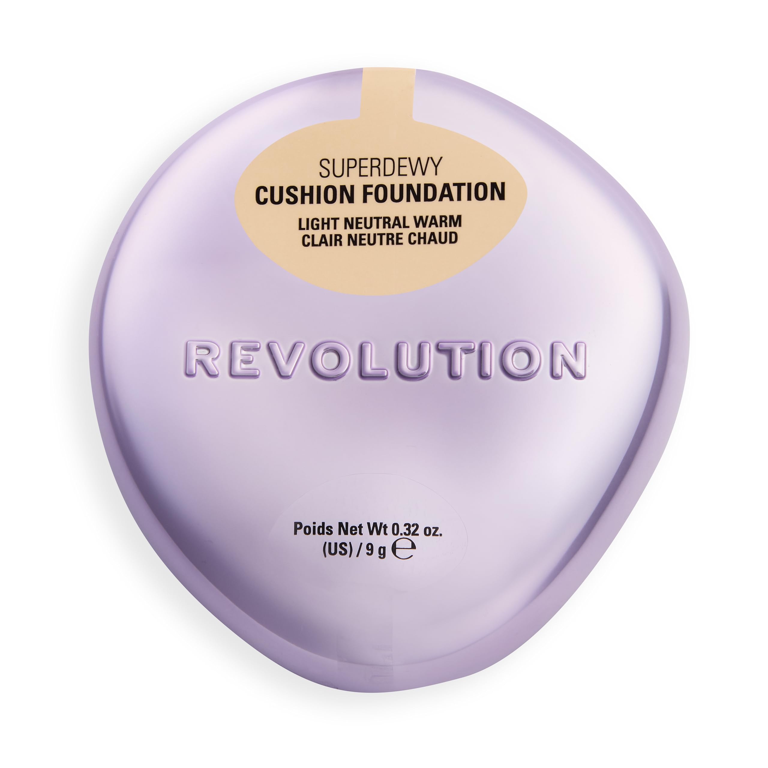 Revolution Beauty London Superdewy Cushion Foundation - Buildable Coverage | Hydrating | Light Neutral Warm
