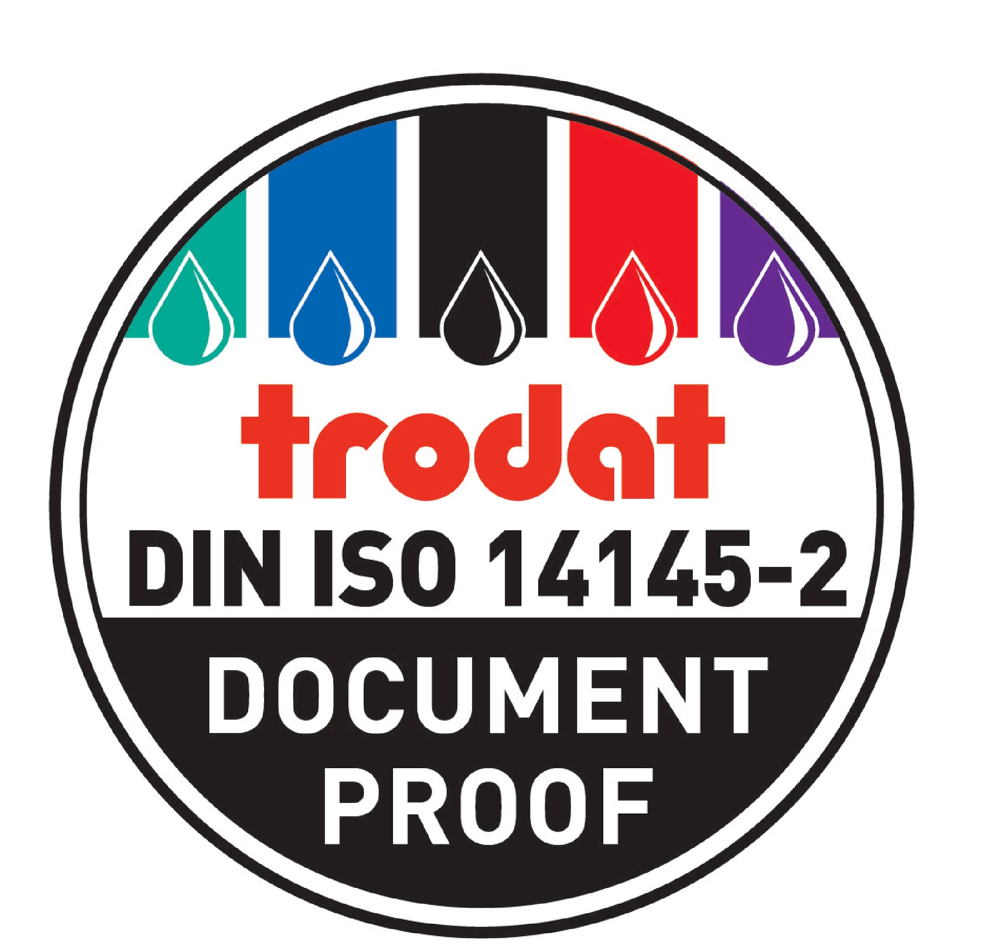 Trodat Replacement Ink Pads 6/4911 - Pack of 2 - Black Ink for Printy 4911, 4951, 4822, 4800, 4820, 4846 6