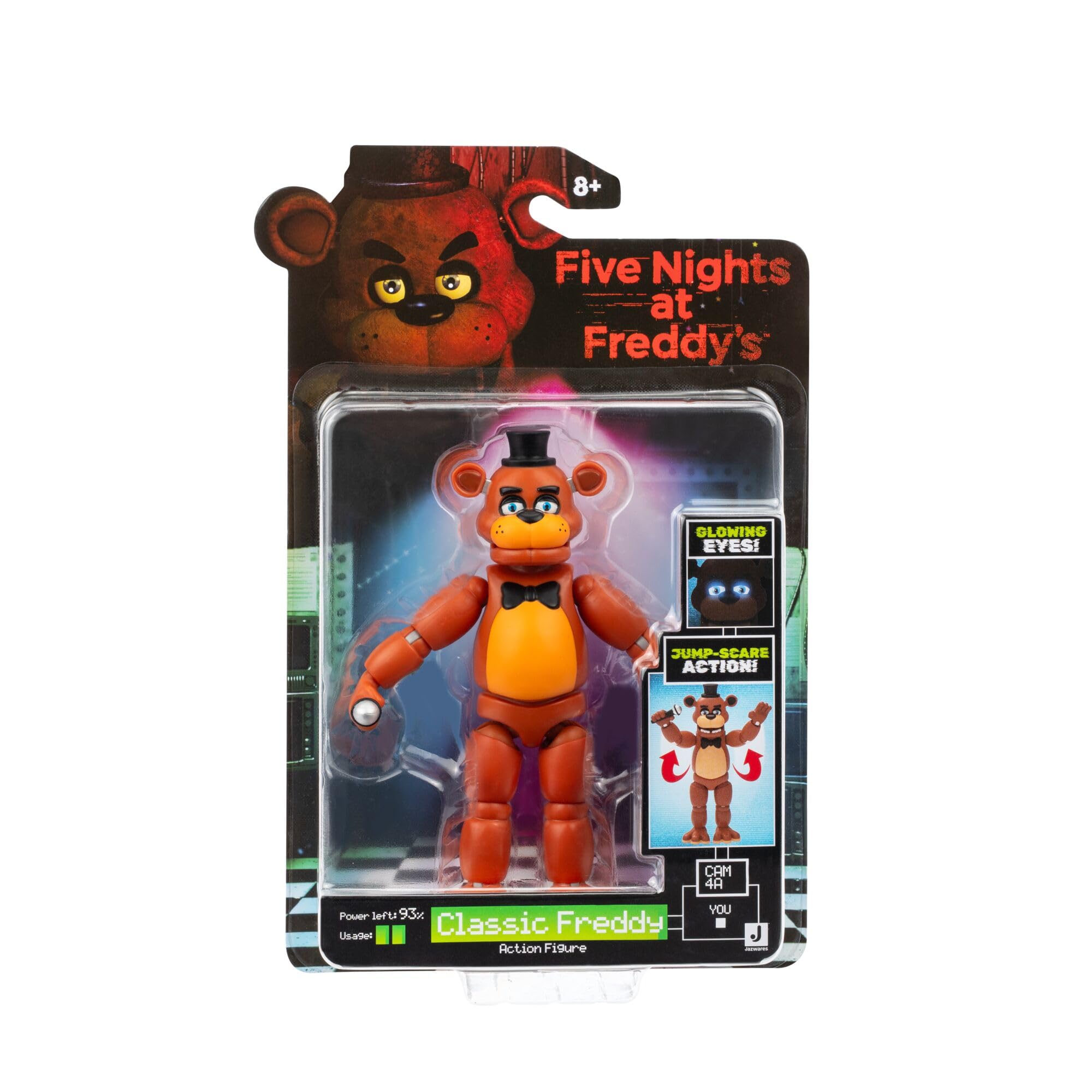 Jazwares Five Nights at Freddy's Classic Freddy 5-Inch Articulated Action Figure with Jumpscare 1
