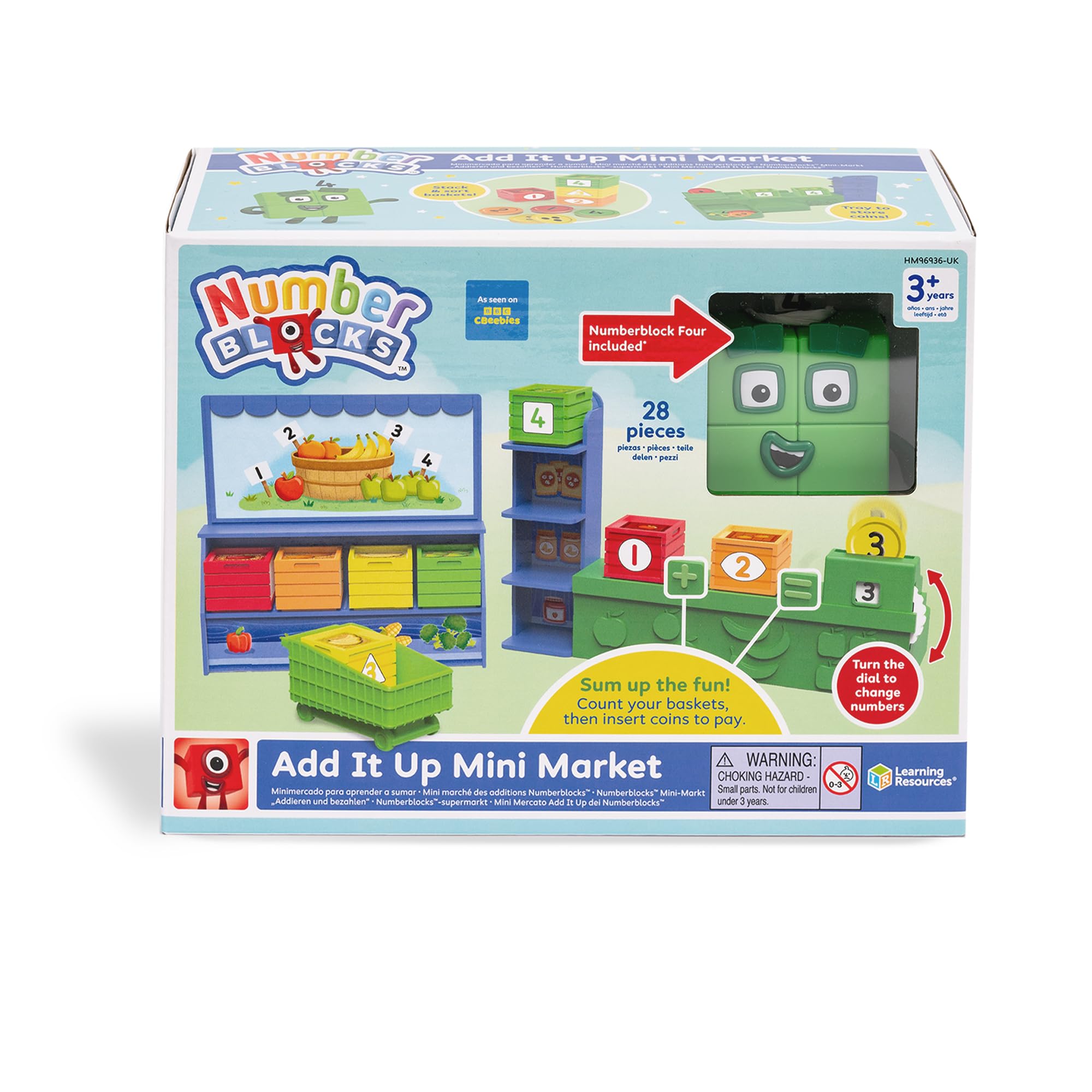 Learning Resources Numberblocks Add It Up Mini Market Role Play Toy for Counting and Addition | Ages 3+ 2