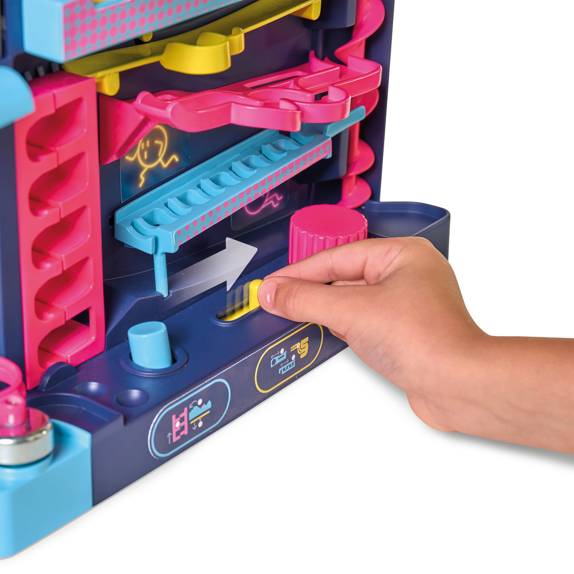 TOMY Screwball Scramble Level Up - Gravity Defying Vertical Obstacle Course Marble Run | Ages 5+ 4