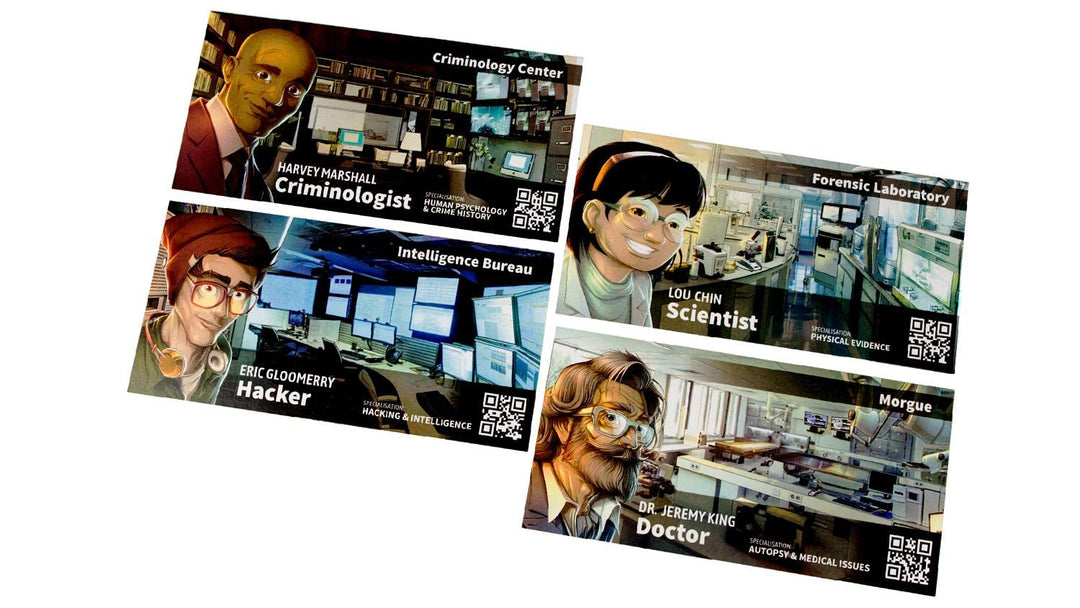 Lucky Duck Games – Chronicles of Crime – Brettspiel