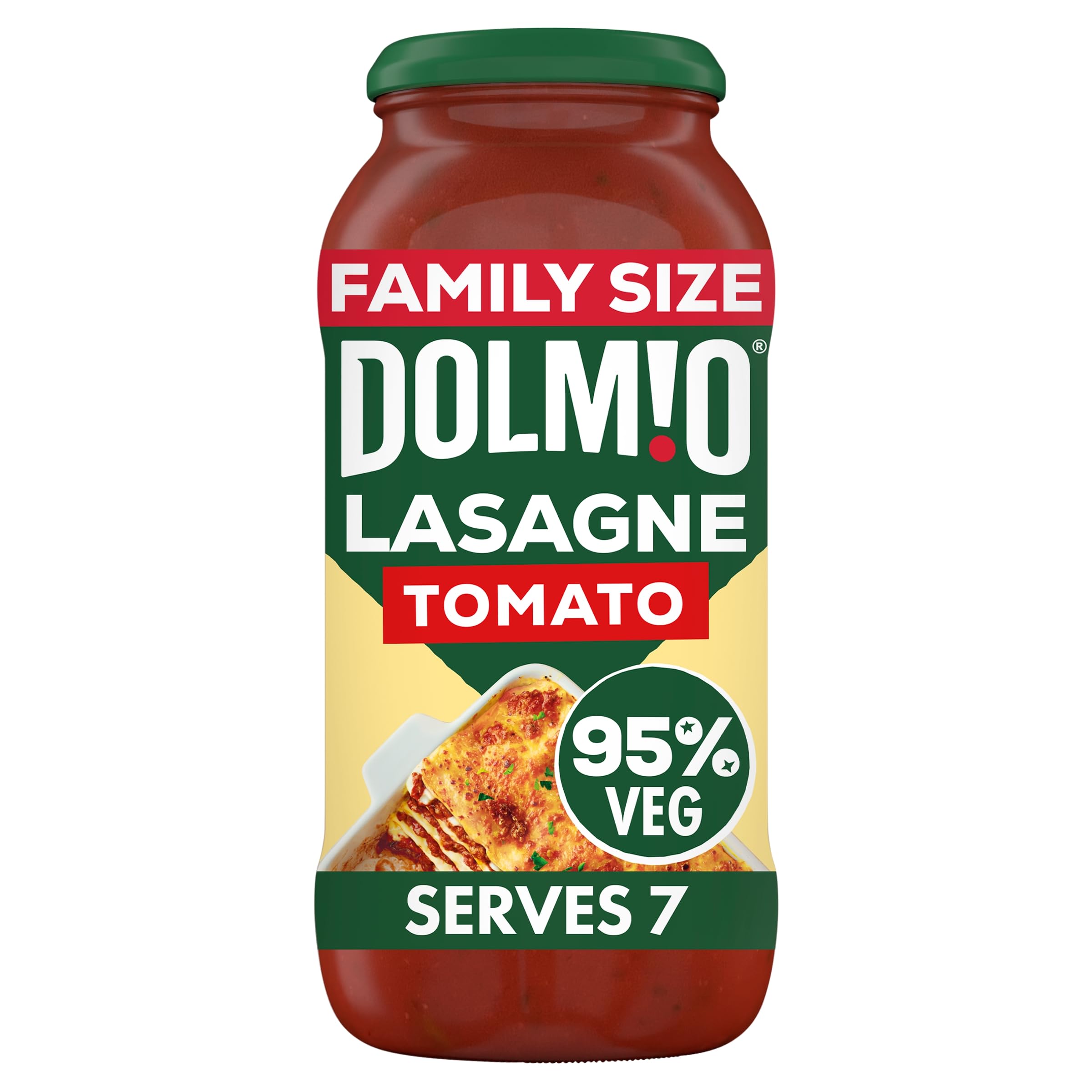 Dolmio Lasagne Red Tomato Sauce - Family Size | 675g Jar | No Artificial Additives 1