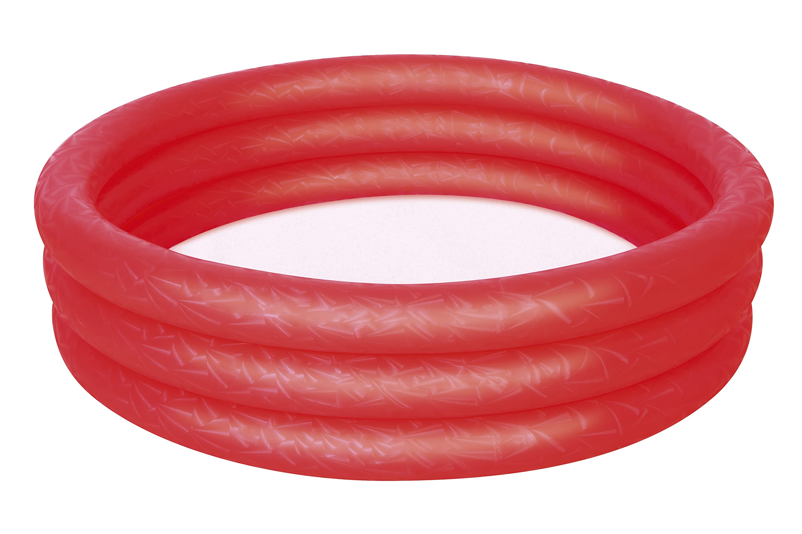 Bestway Inflatable 3-Ring Paddling Pool - Multicolor, 102 x 102 x 25 cm | PVC 6