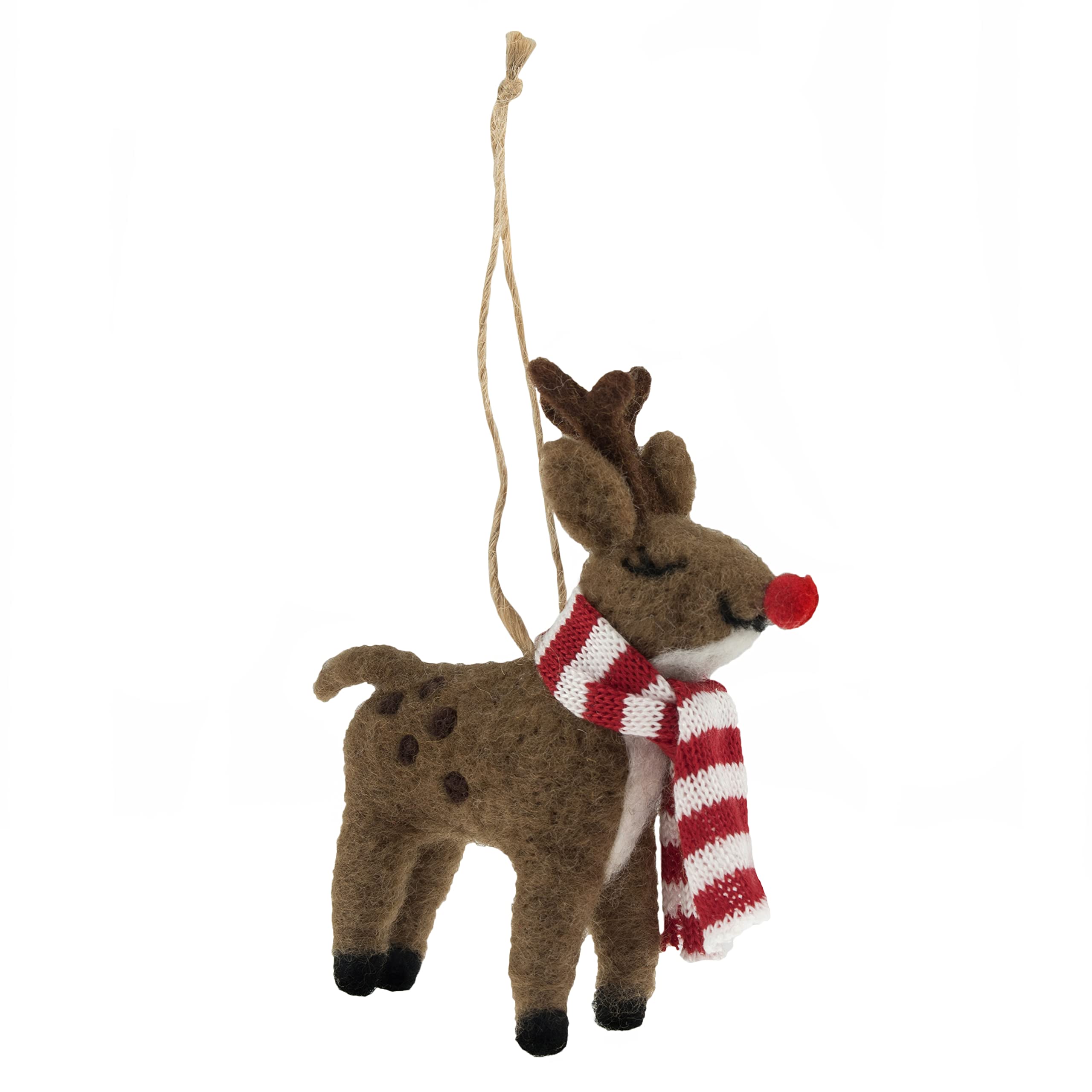 Trimits Needle Felting Craft Kit - Christmas Reindeer | Beginner Friendly | Includes Wool & Tools