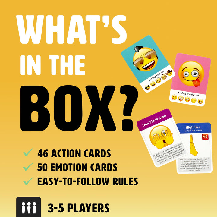 Offizielles Emoji-Kartenspiel von Ginger Fox für die Familie – Sammeln Sie alle Emoji-Karten in diesem urkomischen Partyspiel