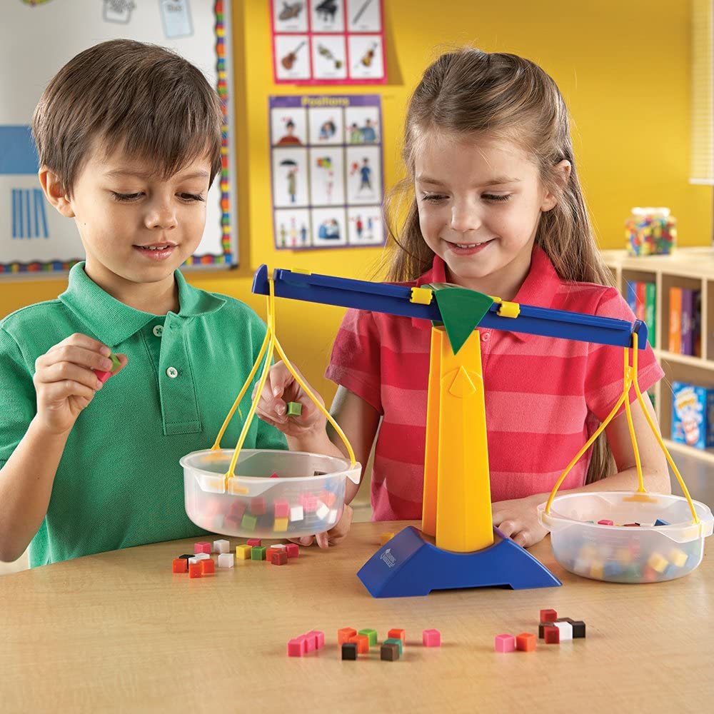Learning Resources Pan Balance Jr. - Educational Weight Comparison Tool | Plastic | Multicolor 4