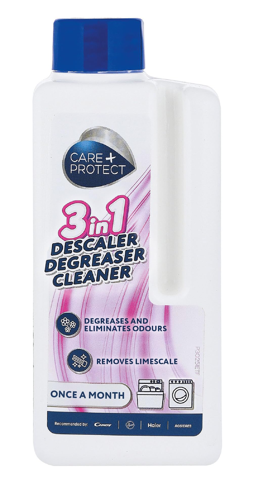 CARE + PROTECT Liquid 3 in 1 Descaler, Degreaser, Cleaner for Dishwasher & Washing Machine - 250ml