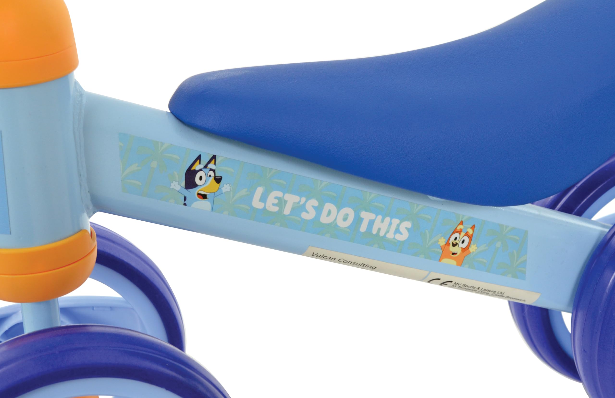 Disney Bluey Ride On Push Scooter for Toddlers | Ages 1-3 | Steel Frame | Multicoloured 2