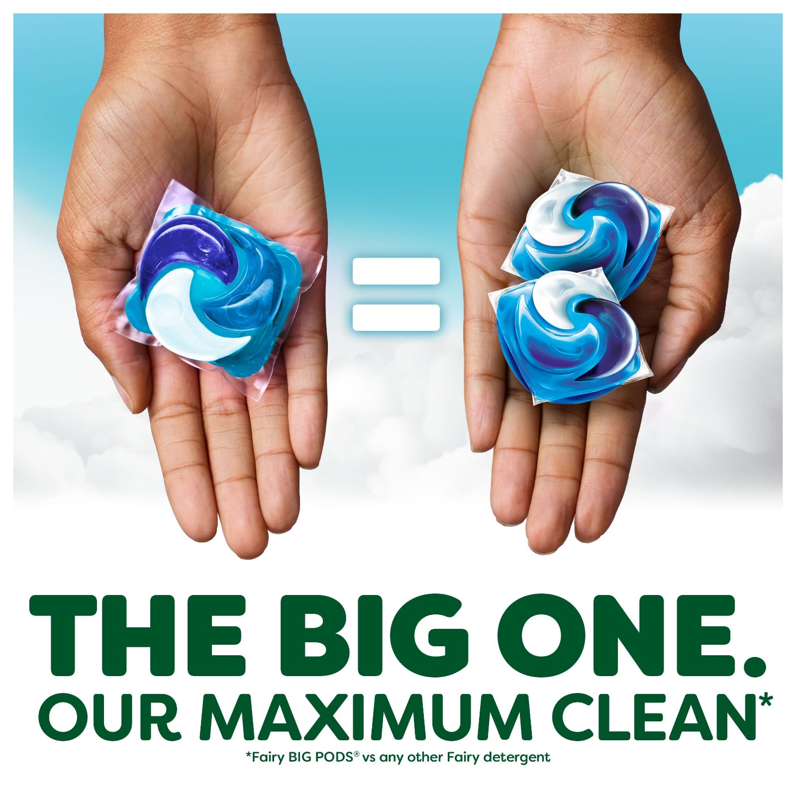 Fairy Non Bio The Big One PODS Laundry Detergent Capsules for Sensitive Skin, Floral Scent, 40 Count 2