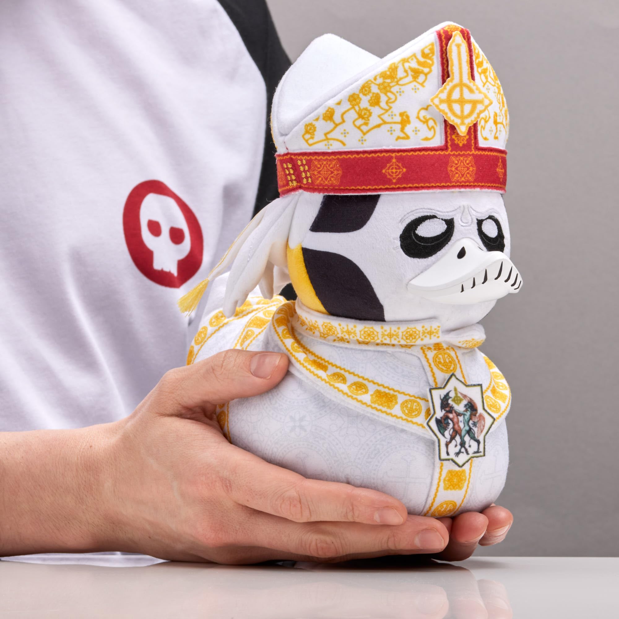 TUBBZ Ghost Papa Nihil Cosplaying Rubber Duck Soft Plush Collectible Toy | 9 Inches Tall 2
