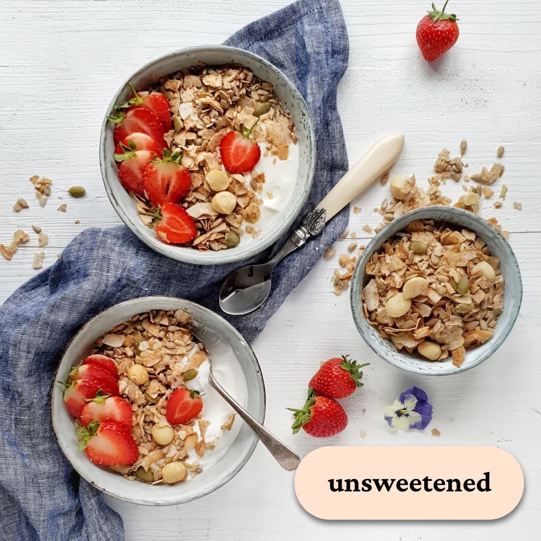 Maria Lucia Bakes Keto Granola - Macadamia & Coconut | High Protein, Unsweetened | 1KG 9