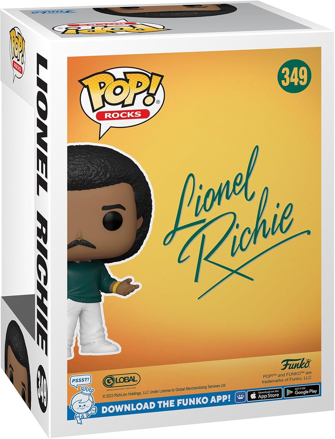 Funko Pop! Rocks: Lionel Richie Vinyl Figure - Collectible Music Icon