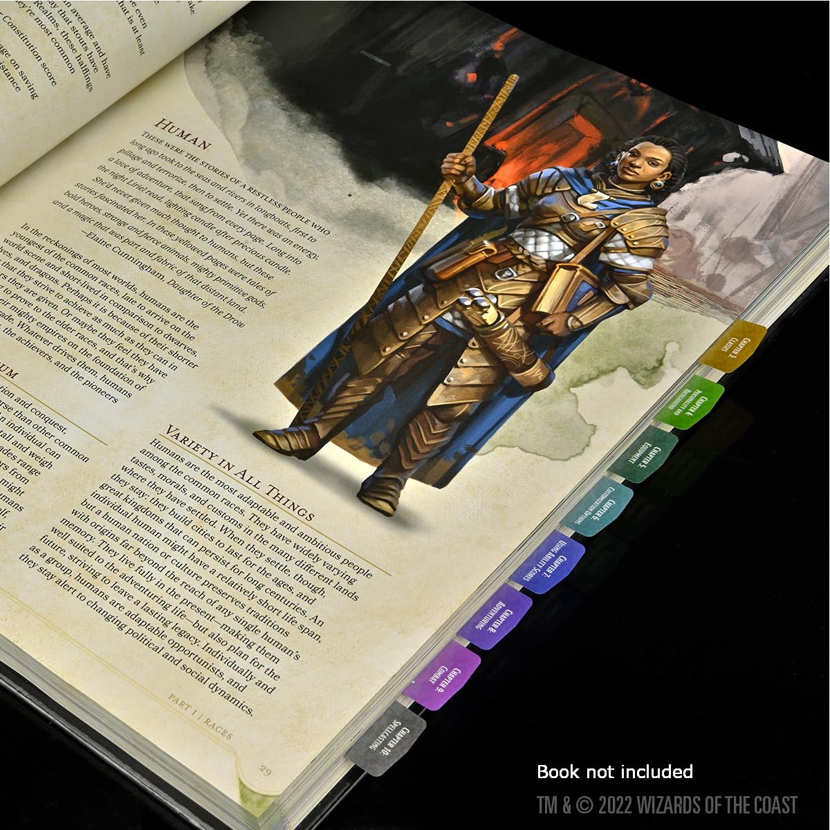 WizKids D&D Player's Handbook Book Tabs RPG Accessory | 168 Acrylic Tabs 5