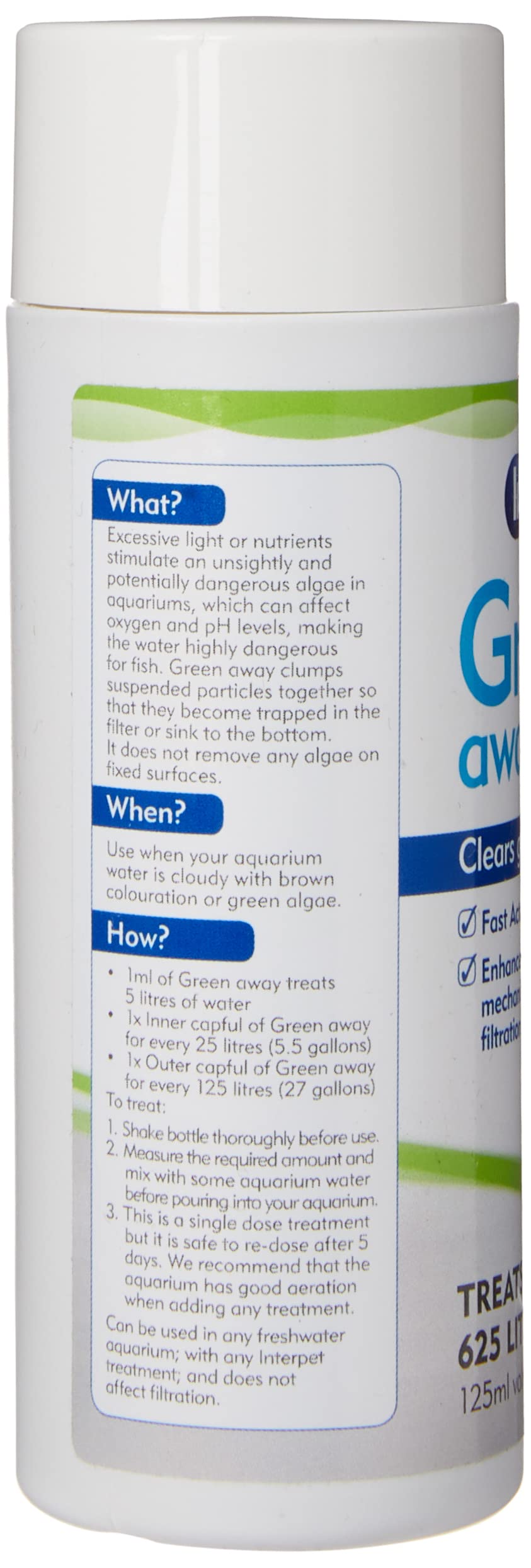 Interpet Green Away Aquarium Water Treatment - Fast Acting Algae Control | Plant Friendly | 125 ml 2